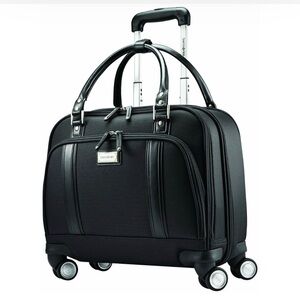 Samsonite Women’s Mobile Office Spinner - Black Wheeled Business Bag